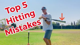 5 Solutions to 5 Common Hitting Mistakes