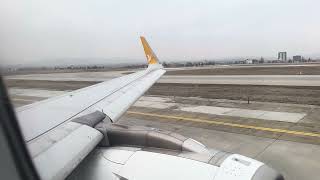 Pegasus Airlines A320-251N Ankara Esenboga Takeoff (LTAC)