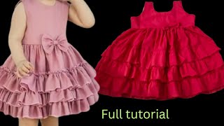 The best way you can learn to sew a frock with lining / these technique you will find sewing easier