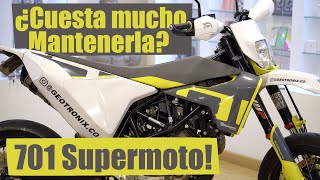 😨Esto Vale 💸 mantener una 701 Supermoto 🔥 [Husqvarna] | Cam Daza