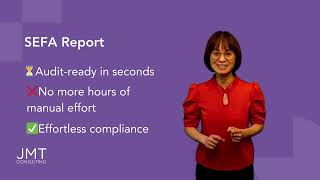 Why Nonprofits Love JMT Consulting and Sage Intacct: Sage Intacct SEFA Report