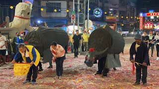 【 2021南州溪洲代天府～辛丑正科南州迎王平安祭典 】～32 第四日 大埔福德宮義民亭 金牛陣 入廟參香  2021/11/20