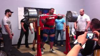 Louis-Phillipe Jean - 900 lb / 409 kg Squat in wraps