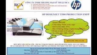 Máy in HP T3500 - HP Designjet T3500 Printer - B9E24B - Máy in khổ lớn HP T3500- May in A0, A1