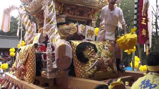 播州秋祭り　正八幡神社　2017年　御立　本宮　宮入