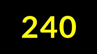 240 Seconds Countdown Timer With Sound Effect