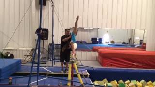 TOPS 2016 diamond gymnast Gabrielle does press handstands and other skills