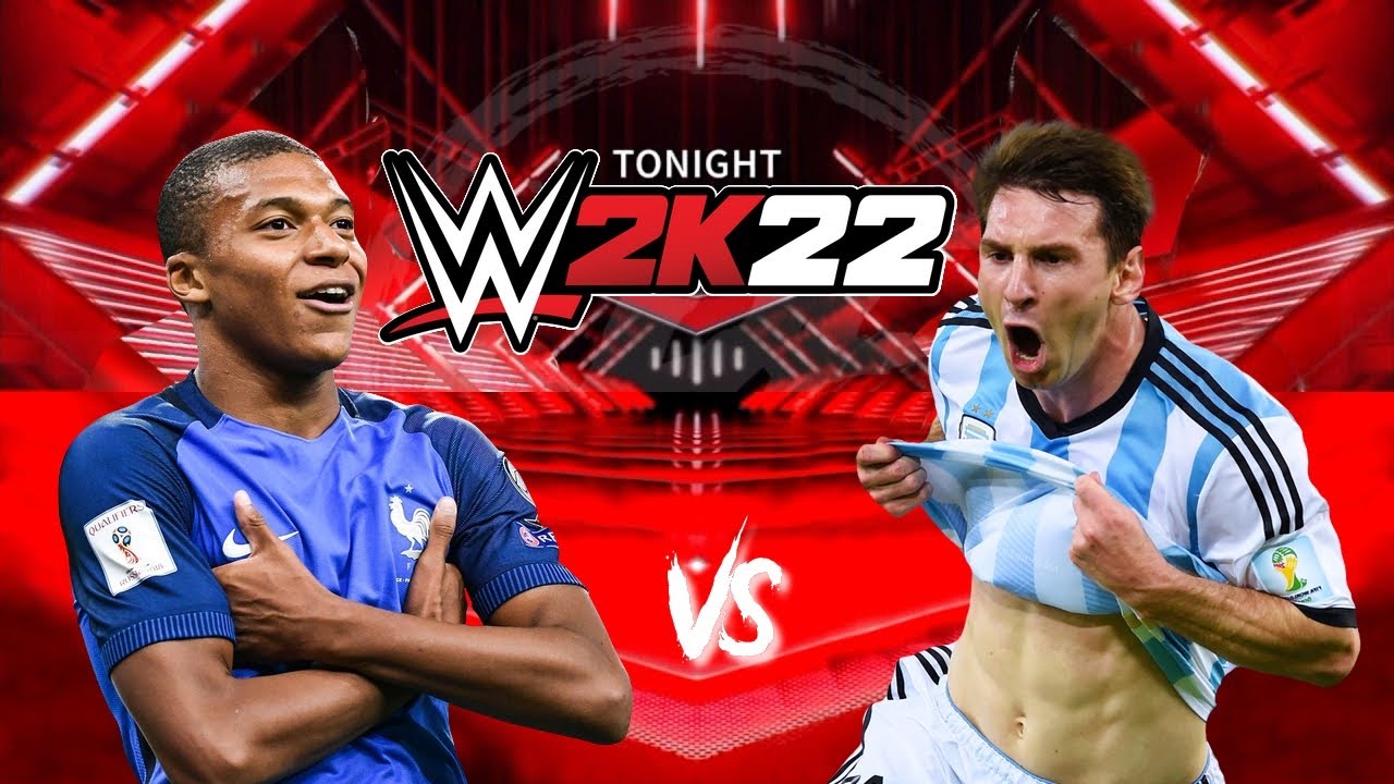 Kylian Mbappe Vs Lionel Messi (WWE 2K22) - YouTube