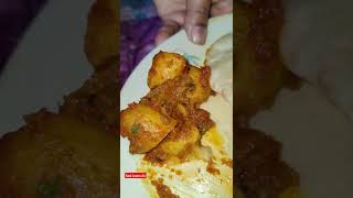 হিং এর কচুরি এবং লাল লাল, ঝাল ঝাল আলুর দম | Hing Kachori with Aloo dum #shorts #kachori #aloodum