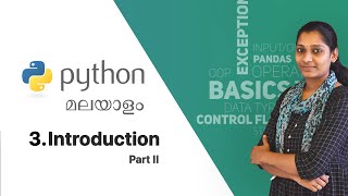 Introduction Part 2| Data Types| Python Programming For Data Science | Malayalam