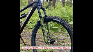 Is the 2023 Lyrik Ultimate really that good? First Ride Review