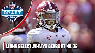 Did the Lions reach for Jahmyr Gibbs at No. 12? | 2023 NFL Draft