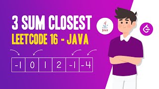 3 Sum Closest - Leetcode 16 - Java