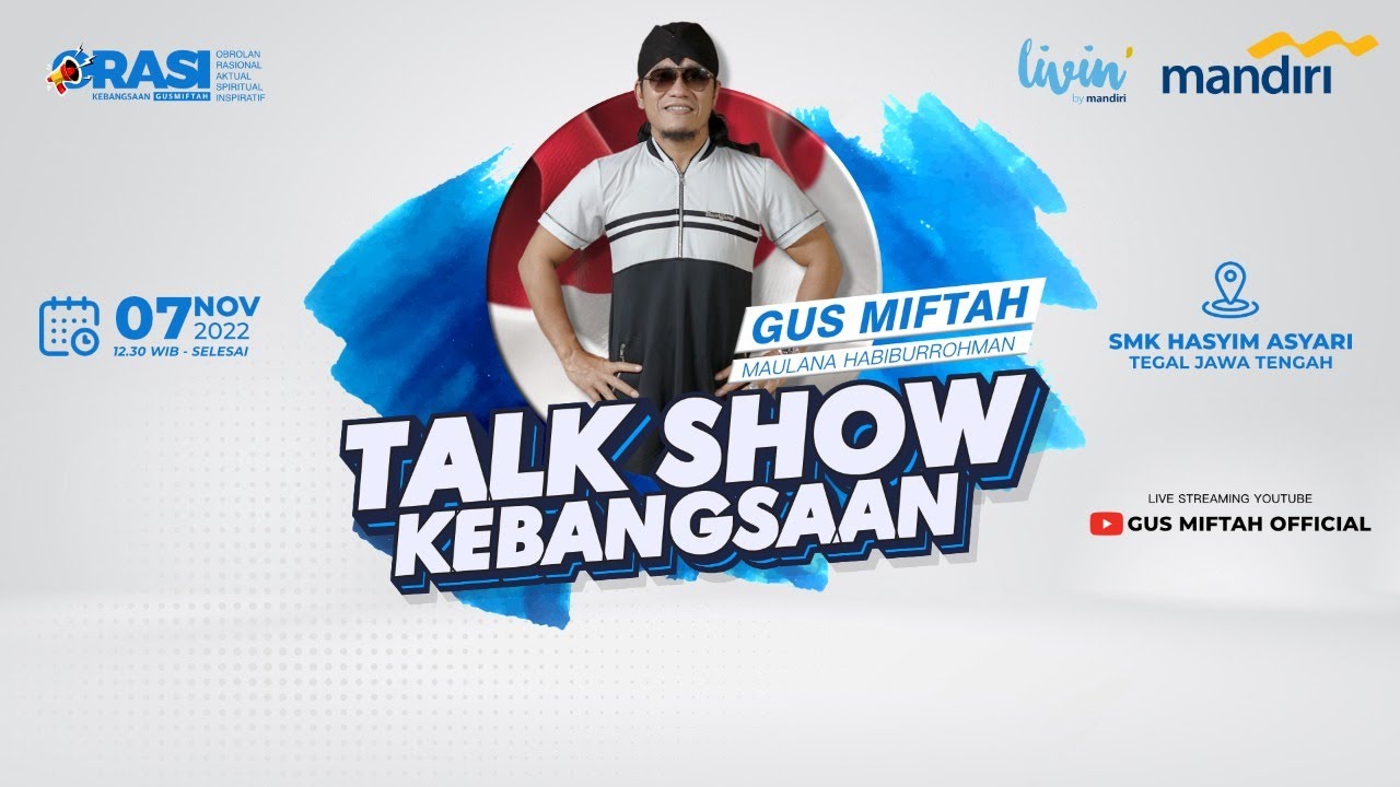 LIVE GUS MIFTAH - ORASI#31 SMKNU Hasyim Asy'ari TEGAL - Bersama GUS ...