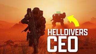 The Actual Helldivers 2 CEO Joined My Lobby...