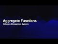 Aggregate Functions