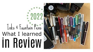 My Fountain Pen Year in Review * Stats * Insights