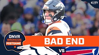 Bo Nix \u0026 Denver Broncos future still bright after playoff loss to Josh Allen \u0026 the Buffalo Bills