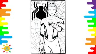 PETER PARKER Coloring Pages|SPIDERMAN Coloring Page|Jim Yosef - Eclipse [NCS Release]