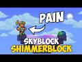Terraria SKYBLOCK but all I have is SHIMMER?! | Shimmerblock