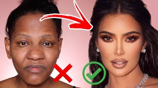 Makeup Transformation Kim Kardashian Cirugía Plástica 😳 #makeuptutorial