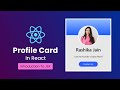 Master React JSX: Create User Profile Card