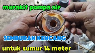 merakit pompa air untuk sumur 14 meter