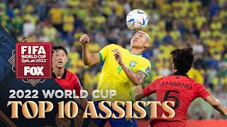2022 FIFA World Cup: TOP 10 ASSISTS of the tournament | FOX Soccer