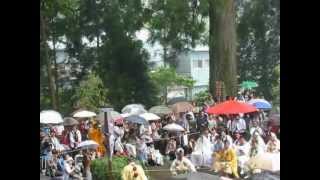 2012.7.1村山浅間神社での開山式、護摩焚き神事①