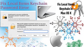 How To Fix Keychain Password Error On Mac.
