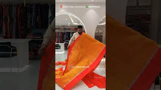 Orange Kanchipuram Silk Saree #viral #shorts