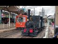 【気動車】坊っちゃん列車 路面電車 伊予鉄1号線松山市駅発車