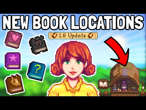 How to find the bookseller in Stardew Valley 1.6