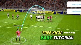 Secret 😱 Free Kick Tutorial in eFootball 2023 Mobile