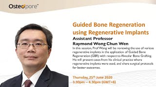 Guided Bone Regeneration webinar