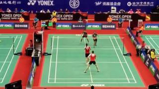 20170630TAIPEI OPEN QF WD 松本麻佑+永原和可那(日)vs  查揚尼特·查拉查勒姆+帕泰瑪斯·門翁(泰)