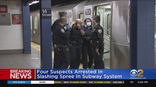 4 In Custody In Connection To String Of Subway Stabbings