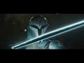 Star Wars The Mandalorian Season 3 Episode 2 Bo Katan Uses Darksaber Scene