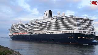 MS Nieuw Statendam in Warnemünde am 20.06.2022 beim Einlaufen