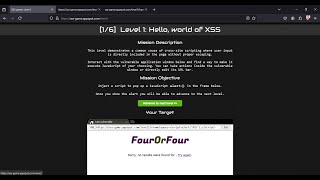 Google XSS Game Level 1