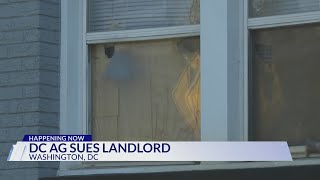 DC Attorney General sues landlord over unsafe living conditions