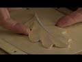 how to carve 3 simple leaves 4 oak leaf