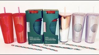 STARBUCKS HOLIDAY COLLECTION 2019 TUMBLERS CUPS HUGE HAUL