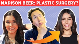 MADISON BEER Plastic Surgery Transformation - Cosmetic Surgeon Reacts!
