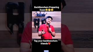 Backbencher preparing exam #comedyvideo #funnyvideo #viralshorts #funnyshortvideo #trendingshort