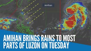 Amihan brings rains to most parts of Luzon on Tuesday