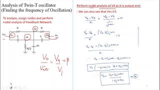 Twin T Oscillator