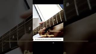 Very Easy Song Chanda Chamke guitar tune #shorts #guitar #youtubeshorts
