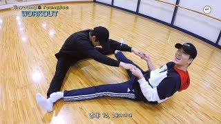 [Eng sub][갓세븐] 진영,영재는 운동중💪