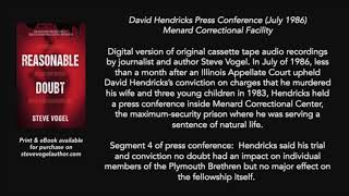 David Hendricks Press Conference Segment 4: Brethren Answer